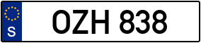 Truck License Plate